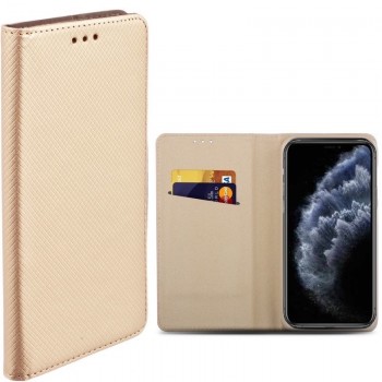 Telone atverčiamas dėklas - auksinės spalvos (IPHONE 11 PRO)